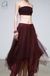 Marc Le Bihan Shrink Silk Stretch Elastic Bandeau 26920 Series French Handmade MLB-26920-AUBERGINE 24 New Colors
